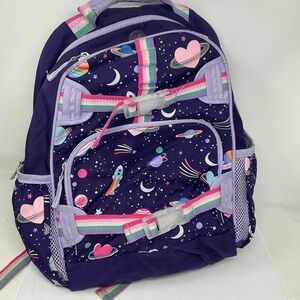 Pottery Barn Purple Space themed Kids Backpack